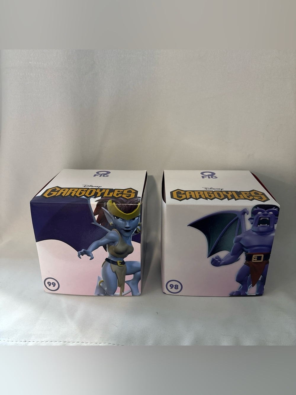 Disney Gargoyles Collectible Figures Boxes - Demona and Goliath